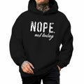 Men's Black Fleece Graphic Hoodie - Winter Pullover - Black - view 1 | Charming Carry Pakistan