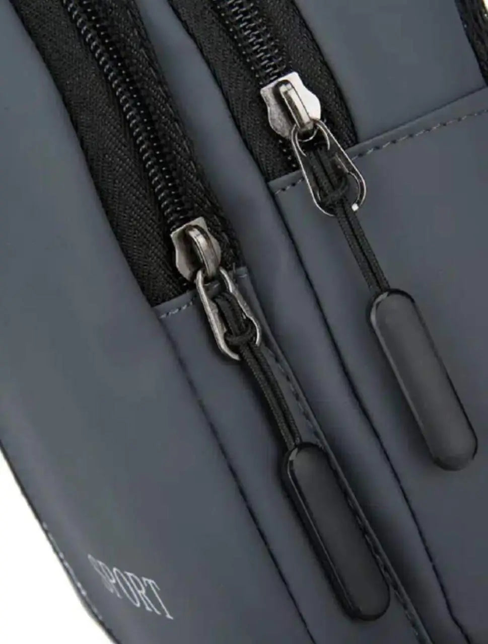 Men's crossbody bag storage view