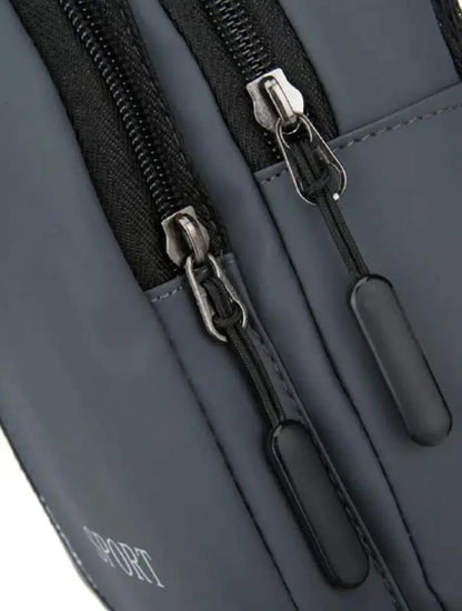 Men's crossbody bag storage view