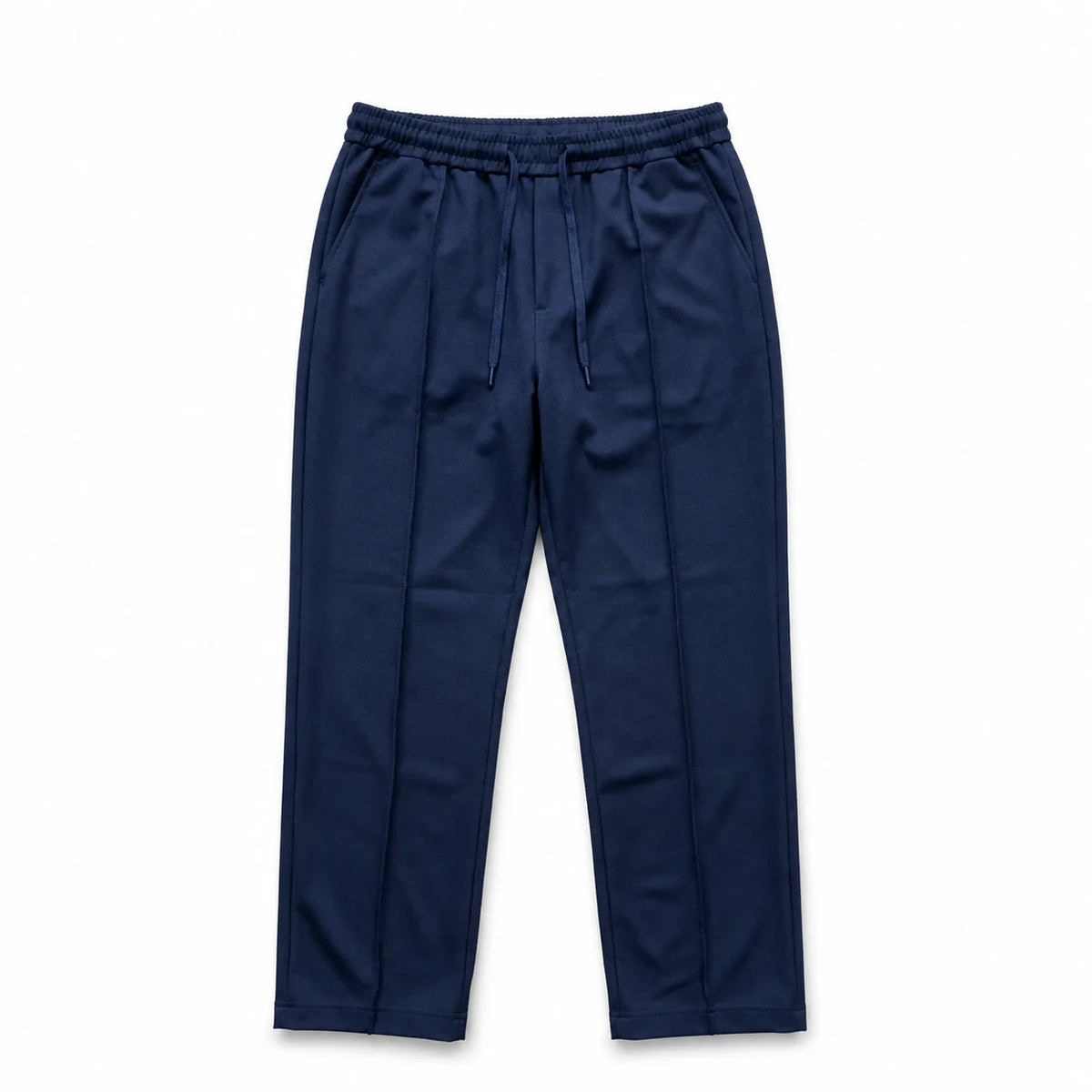 Men's Navy Drawstring Track Pants - Everyday Comfort - Navy Blue - view 2 | Charming Carry Pakistan