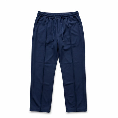 Men's Navy Drawstring Track Pants - Everyday Comfort - Navy Blue - view 2 | Charming Carry Pakistan