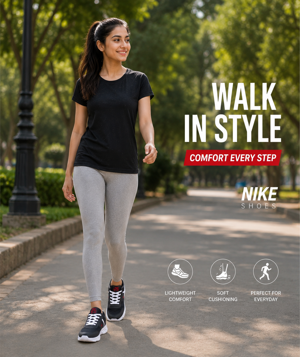 Men's Black Fancy Lace Sports Shoes - Casual & Running - product photo 4 | Charming Carry Pakistan