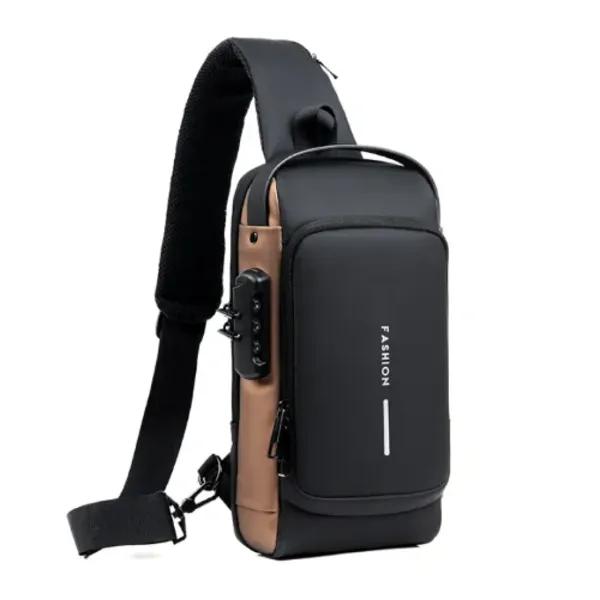 Men's Stylish Waterproof Crossbody bag with Multiple Compartments