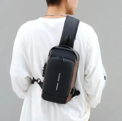 Men's Stylish Waterproof Crossbody bag with Multiple Compartments