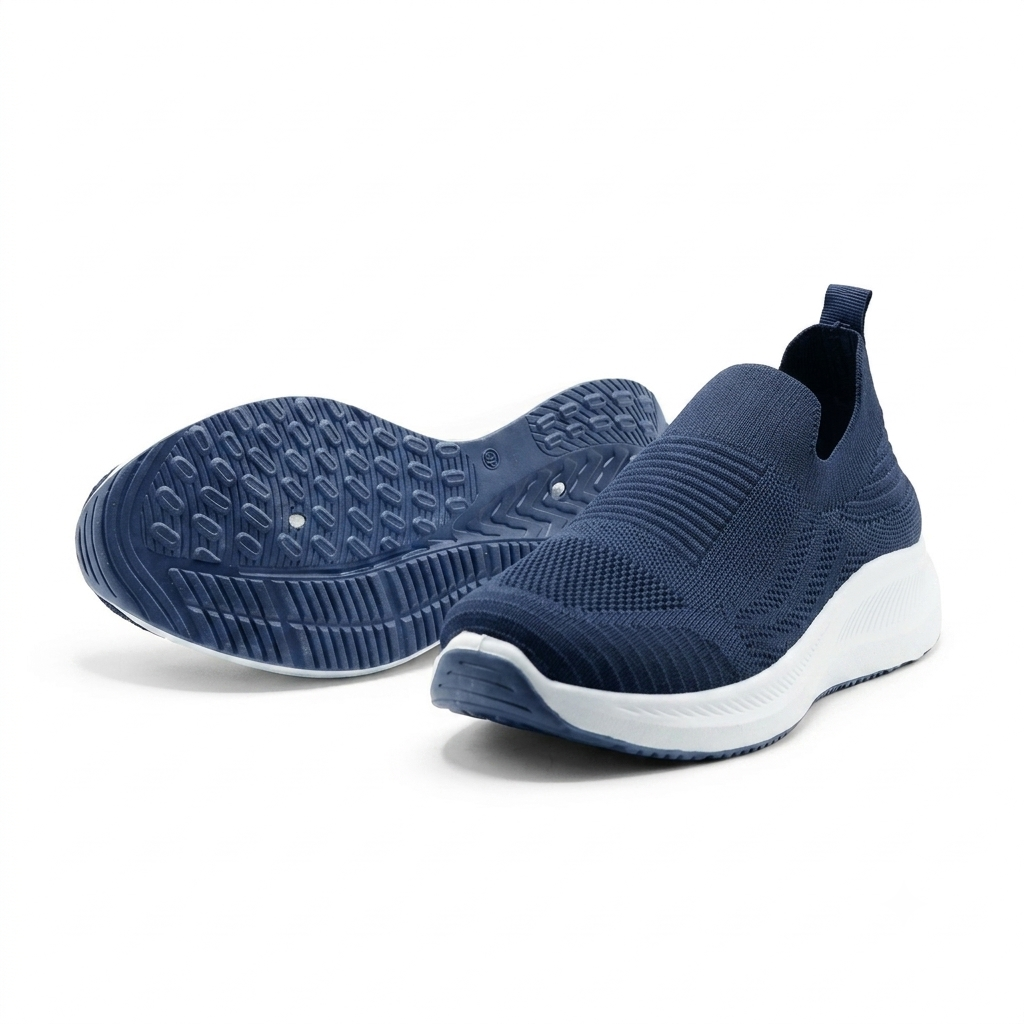 Men's Blue Walking Lightweight Shoes Branded