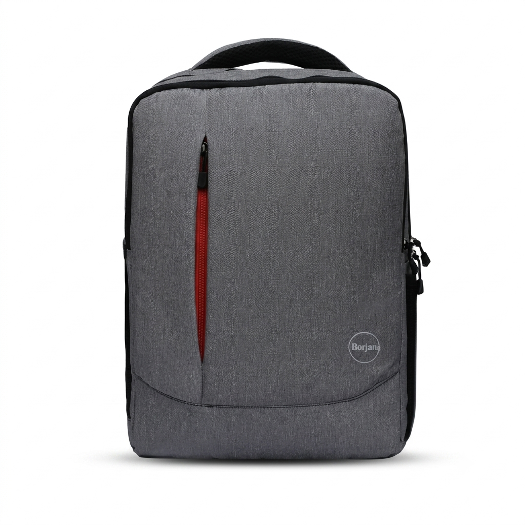 Stylish Laptop bagpack with Red Zippers