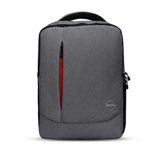 Stylish Laptop bagpack with Red Zippers