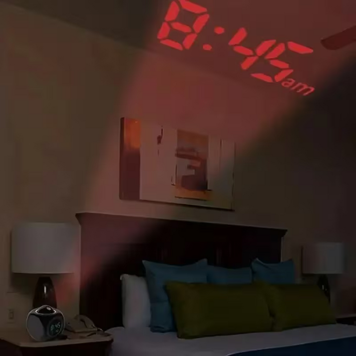 LCD Projection Alarm Clock