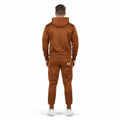 Men's Brown Hooded Tracksuit - 2-Piece Winter Set - Brown - view 1 | Charming Carry Pakistan